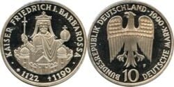 10 mark (800th Anniversary of Kaiser Friedrich Barbarossa's Death)