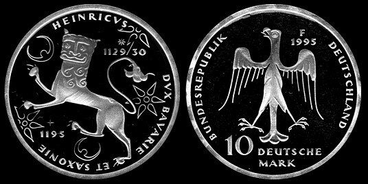 10 mark (800th Anniversary of the Death of Heinrich the Lion)