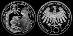 10 mark (900 Aniversario del Nacimiento de Hildegard von Bingen)