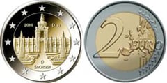 2 euro (Estado Federado de Saxony-Sachsen)