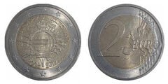 2 euro (10th Anniversary of the Circulation of the Euro)