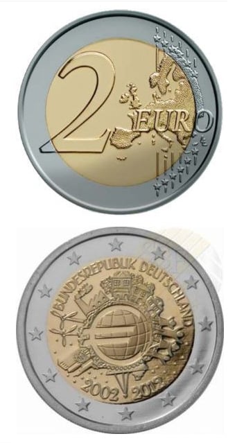 2 euro (10th Anniversary of Euro Circulation)