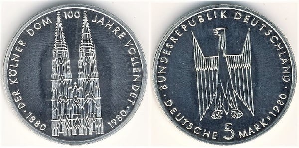 5 mark (Cologne Cathedral Centennial)