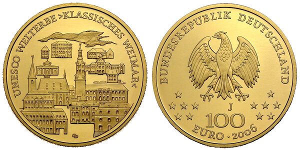 100 euro (City of Weimar - UNESCO World Heritage Site)