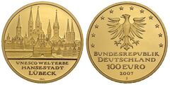 100 euro (Lubeck - Patrimonio de la UNESCO)