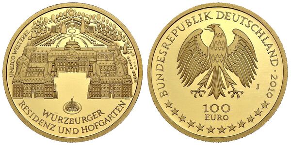 100 euro (Würzburg Residence - UNESCO World Heritage Site)