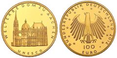 100 euro (Catedral de Aachen - Patrimonio de la UNESCO)