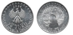 20 euro (300th Anniversary of Immanuel Kant's birth)