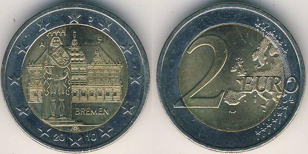 2 euro (Federal State of Bremen)