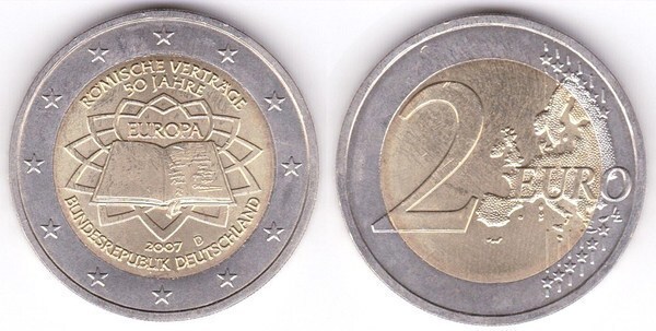 2 euro (50th Anniversary of the Treaty of Rome)