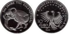 10 euro (500 Aniversario del personaje Till Eulenspiegel)