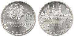 10 euro (800th Anniversary of Dresden )