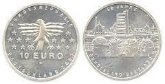 10 euro (50 Aniversario del Estado de Sarre)