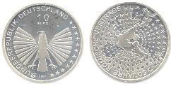 10 euro (50th Anniversary of the Treaty of Rome)