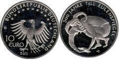 10 euro (500th Anniversary of the character Till Eulenspiegel)