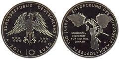 10 euro (150th Anniversary of the discovery of Archaeopteryx)