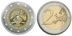 2 euro (30 Aniversario de la Mayoría de Edad y los Derechos Políticos a los 18 Años)
