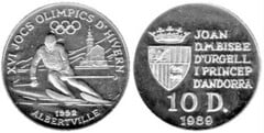 10 diners (XVI Juegos Olímpicos de Invierno-Albertville)
