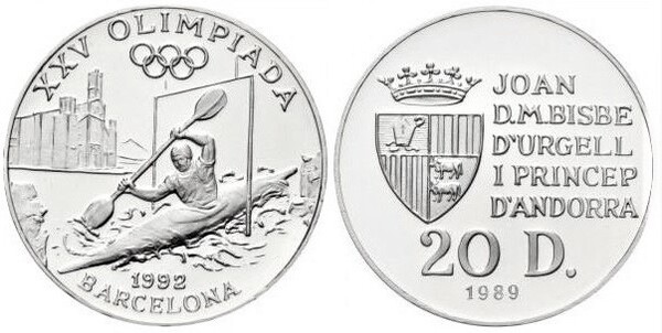 20 diners (XXV Olympic Games-Barcelona 92)