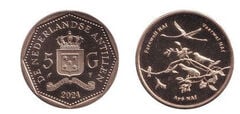 5 gulden (Farewell to the West Indian guilder)