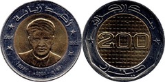 200 dinars (Militante independentista Ahmed Zabana)