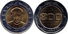 200 dinars (Pro-independence activist Ahmed Zabana)