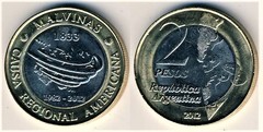 2 pesos (30 Aniversario de la Recuperación de las Malvinas)