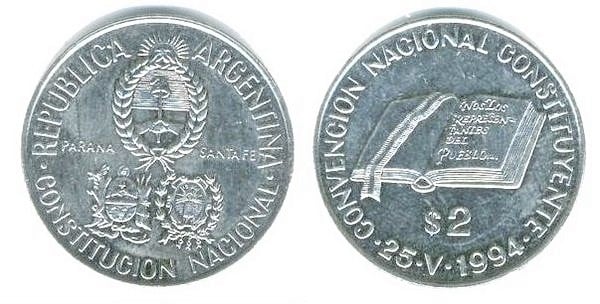 2 pesos (National Constituent Convention)