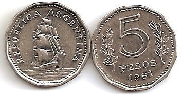 5 pesos