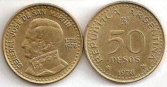 50 pesos  (200 Aniversario del Nacimiento de José de San Martin)