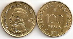 100 pesos (200 Aniversario del Nacimiento de José de San Martin)