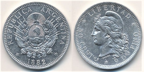 50 centavos (½ patacon)