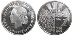 1 peso (50 Aniversario de la Muerte de Eva Perón)