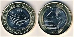 2 pesos (30 Aniversario de la Recuperación de las Malvinas)