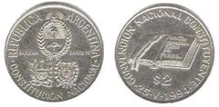 2 pesos (Convención Nacional Constituyente)