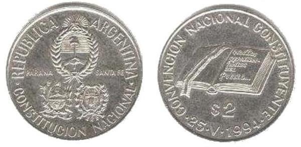 2 pesos (National Constituent Convention)