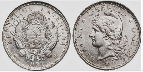 1 peso (1 patacon)