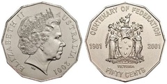 50 cents (Centenario de la Federación-Victoria)