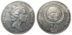 20 cents (50 Aniversario de las Naciones Unidas)