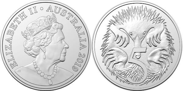 5 cents (Elizabeth II - 6 portrait)