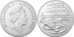20 cents (Elizabeth II - 6 retrato)