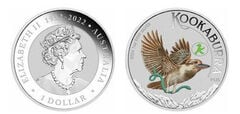 1 dollar (In the name of Elizabeth II-Kookaburra-Color)