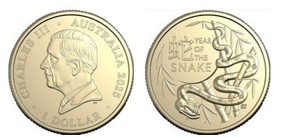 1 dollar (Year of the Snake)