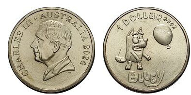 1 dollar (Bluey with balloon)