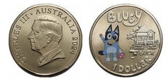 1 dollar (Bluey -Color)