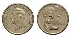 2 dollars (Indigenous baby)