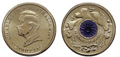 2 dollars (Remembrance Day - War Animals)