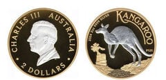 2 dollars (Kangaroo-Golden Silver)