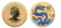 5 dollars (Year of the Dragon-Color)