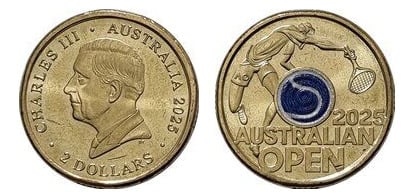 2 dollars (Australian Open Men's Tennis - Blue)